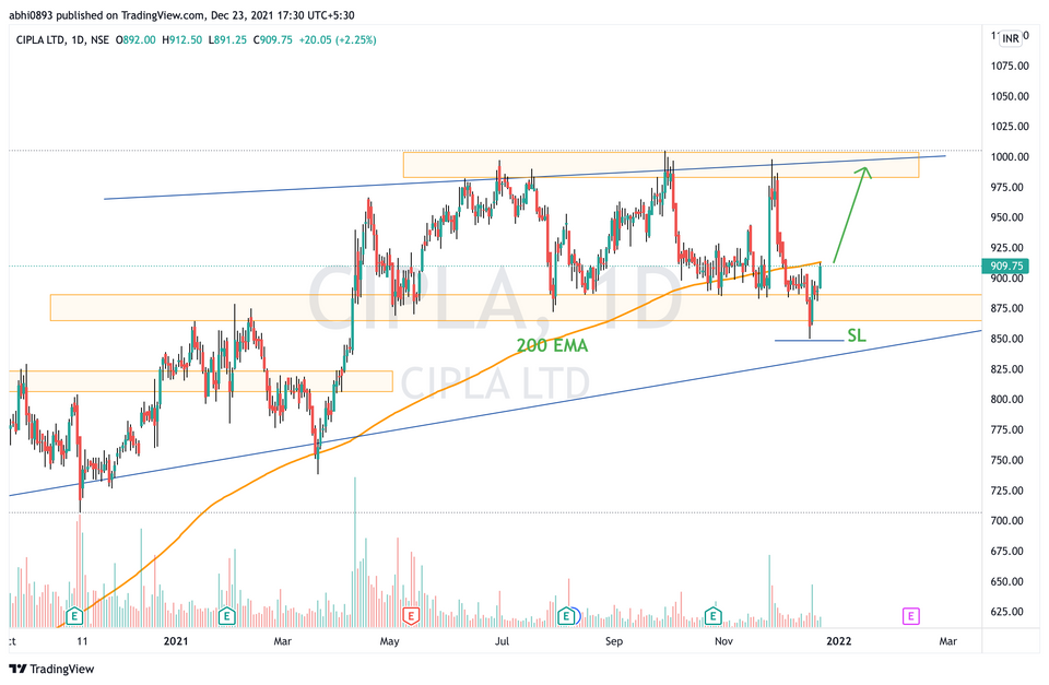 Bullish stock in a fall?